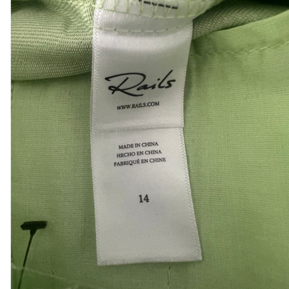 Rails Marnie Linen Pants in Apple - Picture 12 of 13